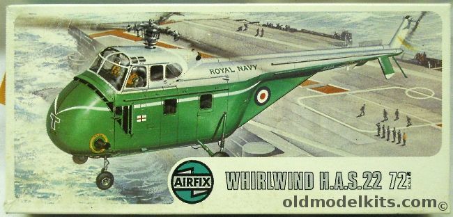 Airfix 1/72 TWO USAF Sikorsky H-19B or Westland Whirlwind HAS Mk22, 02056-9 plastic model kit